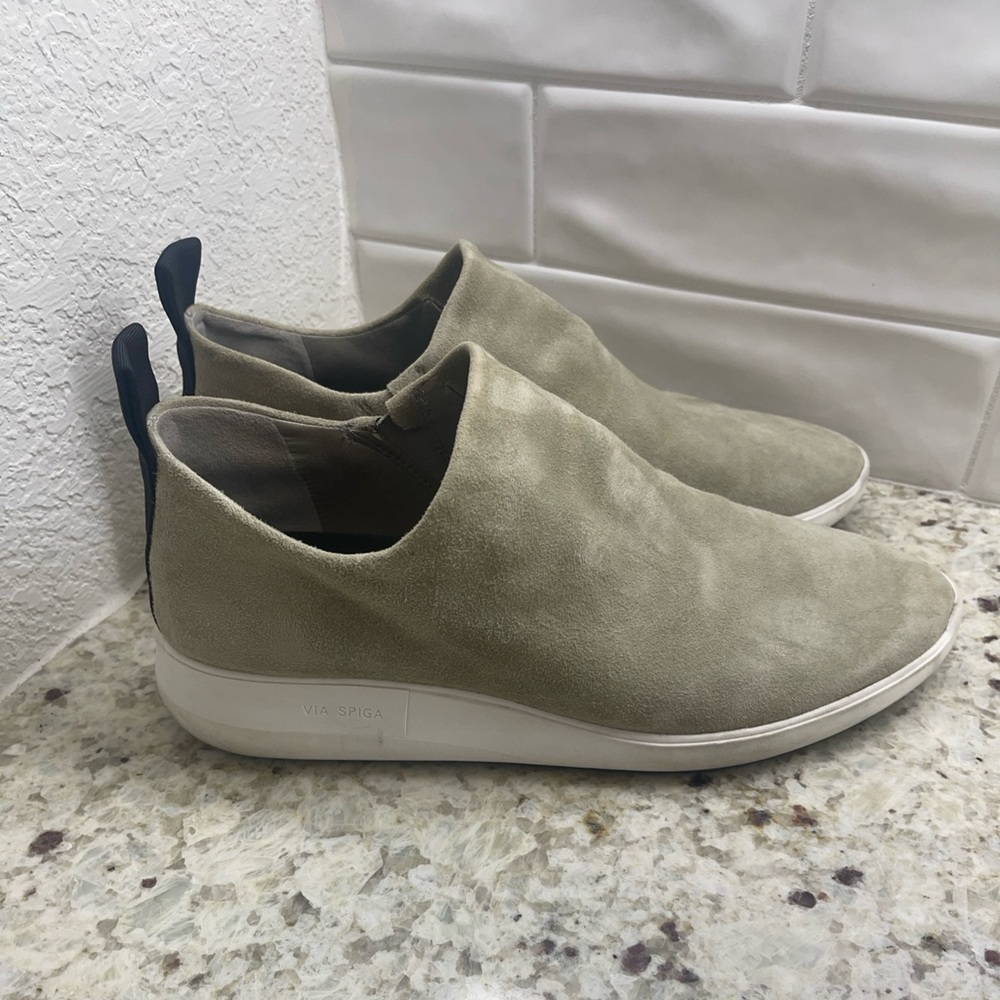 Via Spiga Stylish Chic Versatile Women's Suede Slip On Shoes Comfortable 9M